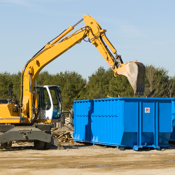 can i choose the location where the residential dumpster will be placed in Bogota Tennessee